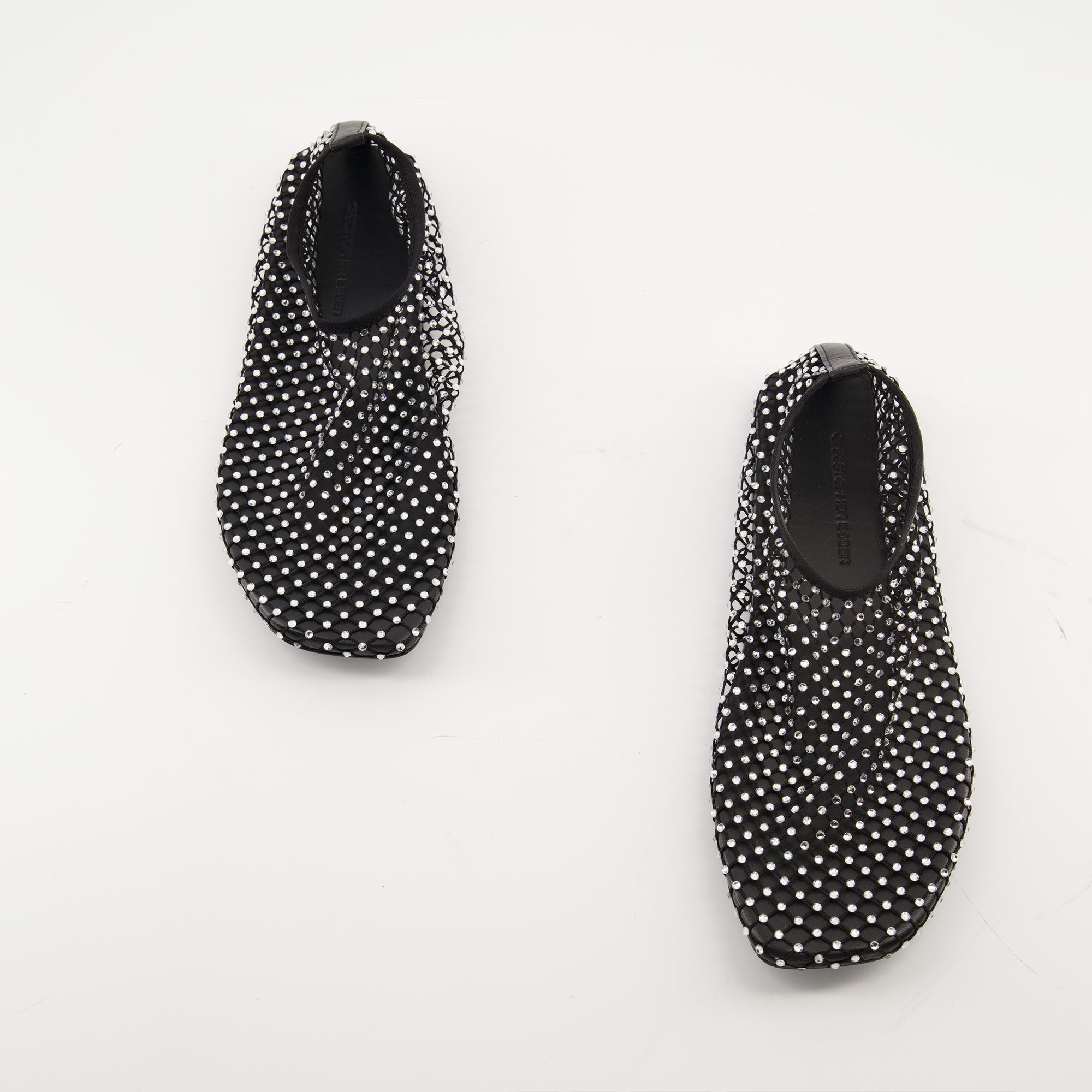 Christopher Esber flats, Minette Flat, elegant footwear, hand-applied crystals, luxury flats