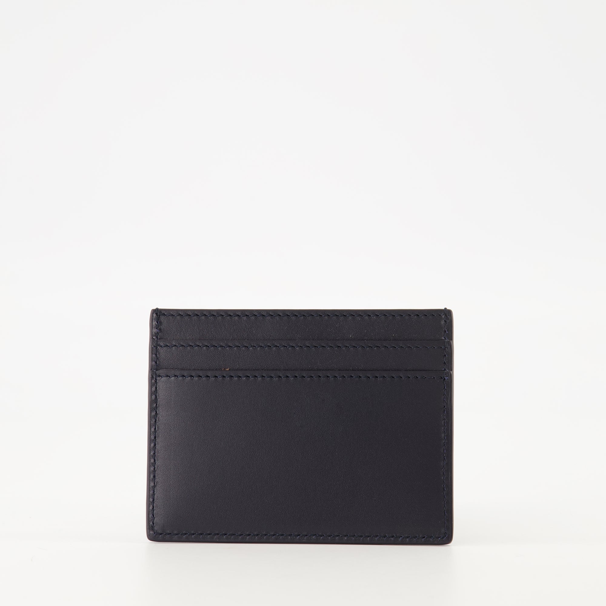 Saint Laurent, card holder, black leather, grained calf leather, luxury accessories