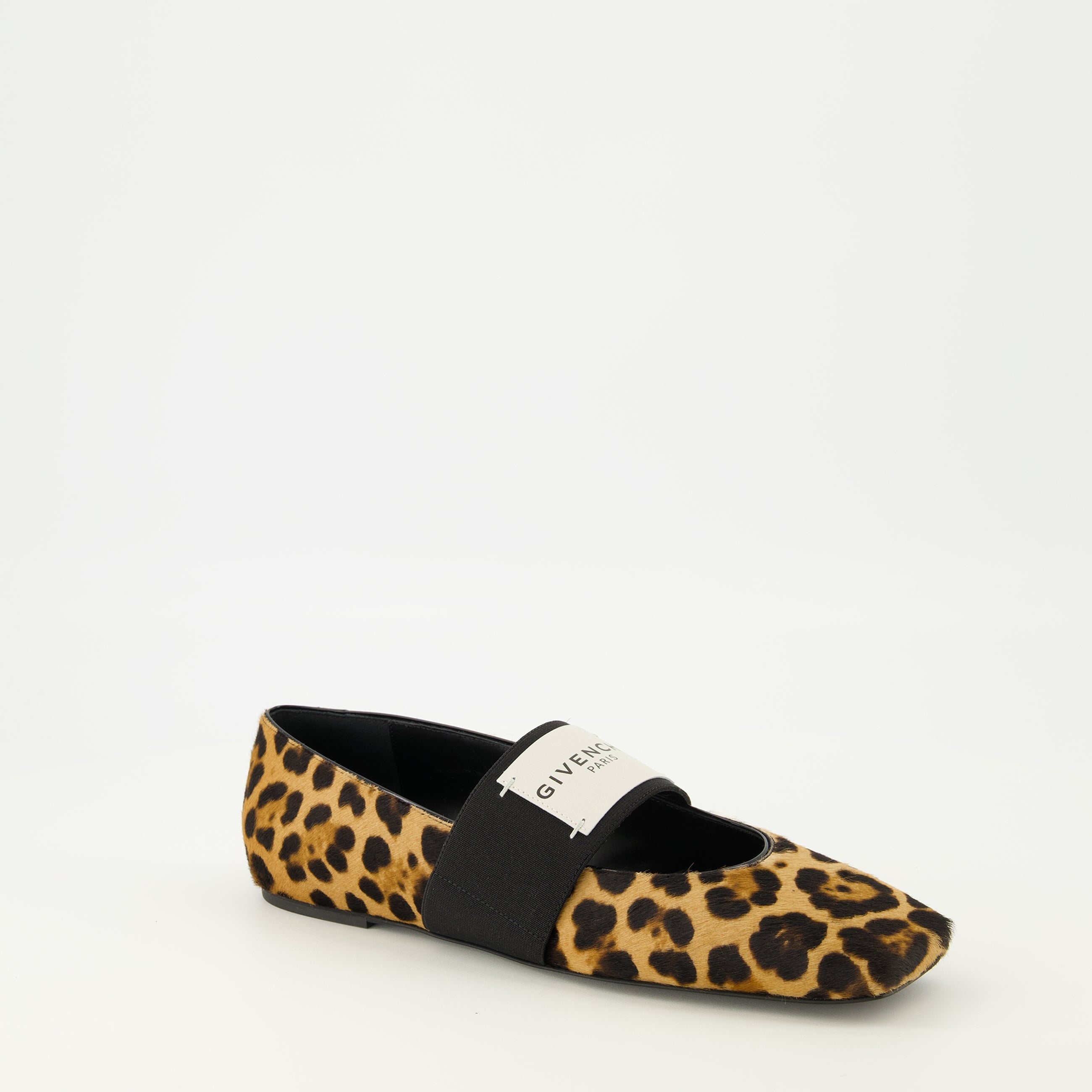 Ballerines Sliced Square Motif Léopard