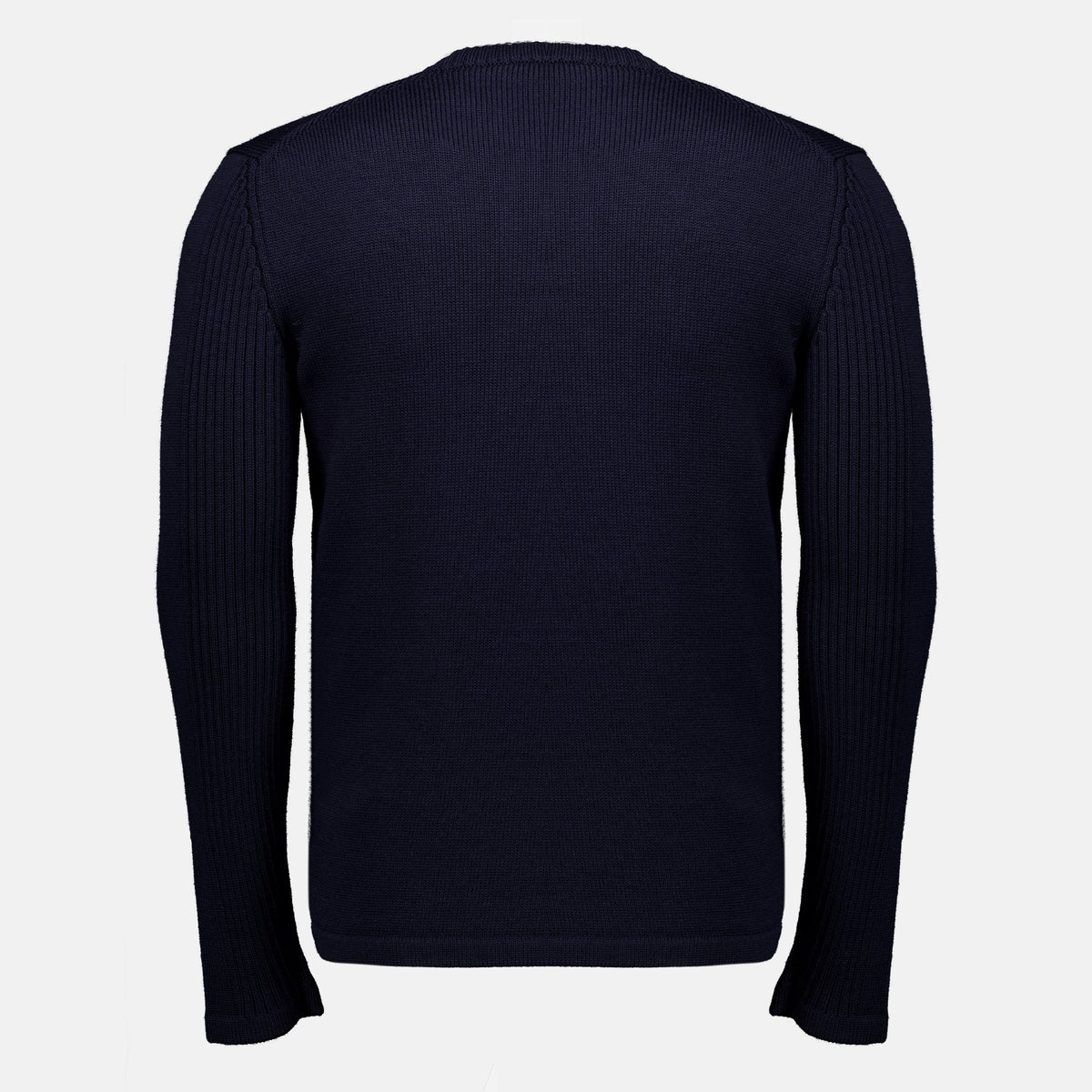 Pull en Maille Bleu Marine