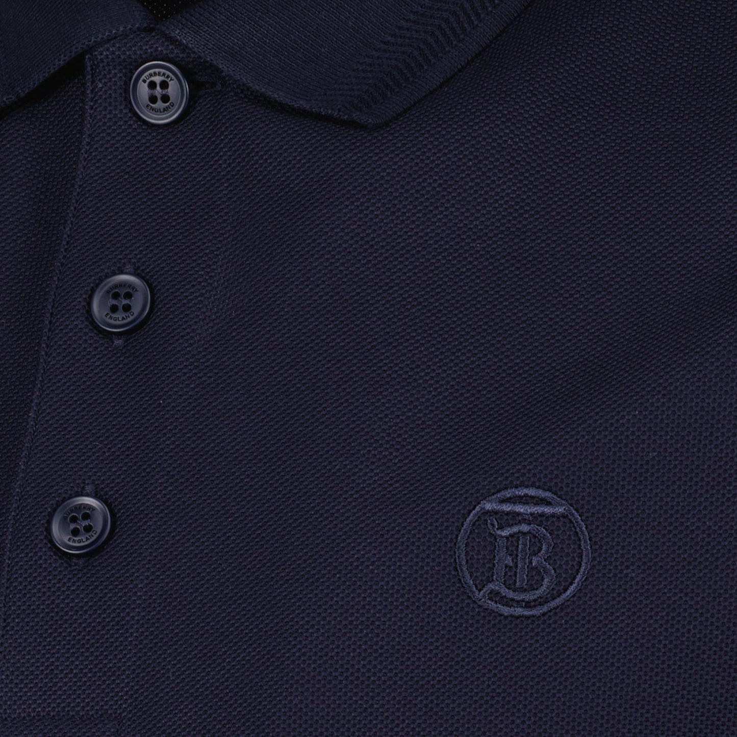 Eddie Polo, Navy Blue Polo, Burberry, Luxury Polo, Men's Luxury Fashion