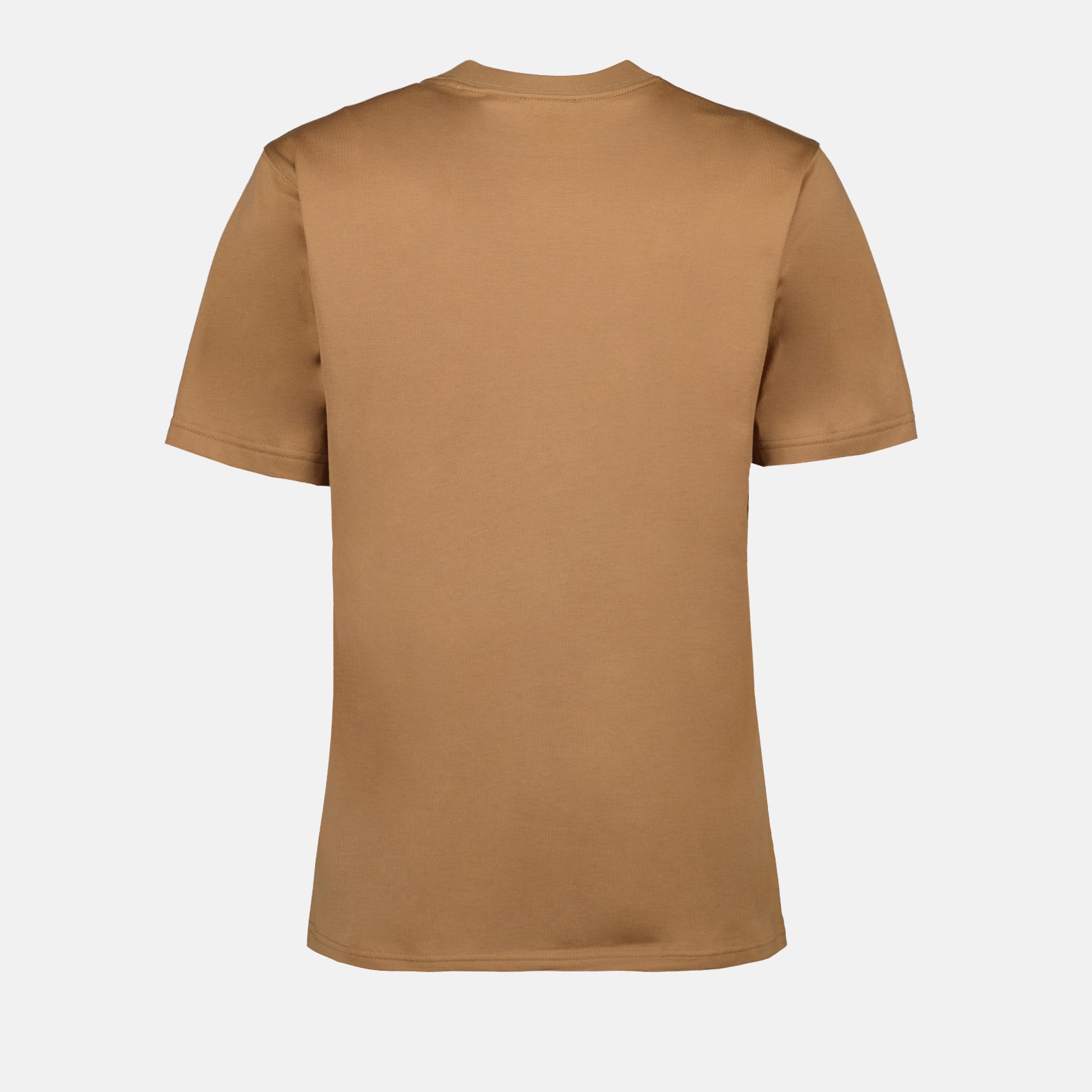 Burberry, brown logo t-shirt, luxury casual wear, high-end fashion, designer t-shirt