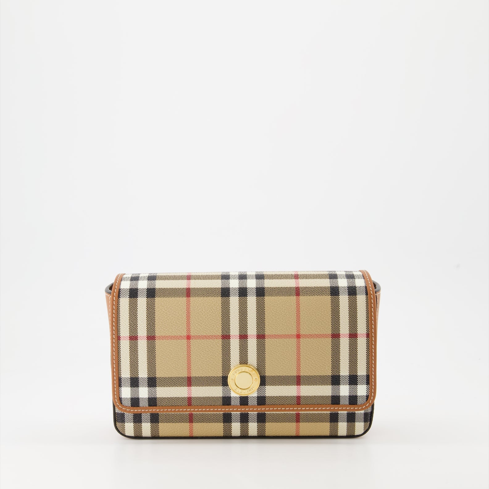 Burberry, Hampshire Check Bag, luxury accessory, designer bag, elegant bag