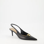 Valentino Garavani, VLogo Heels, Luxury Shoes, Smooth Leather Heels, Designer Footwear
