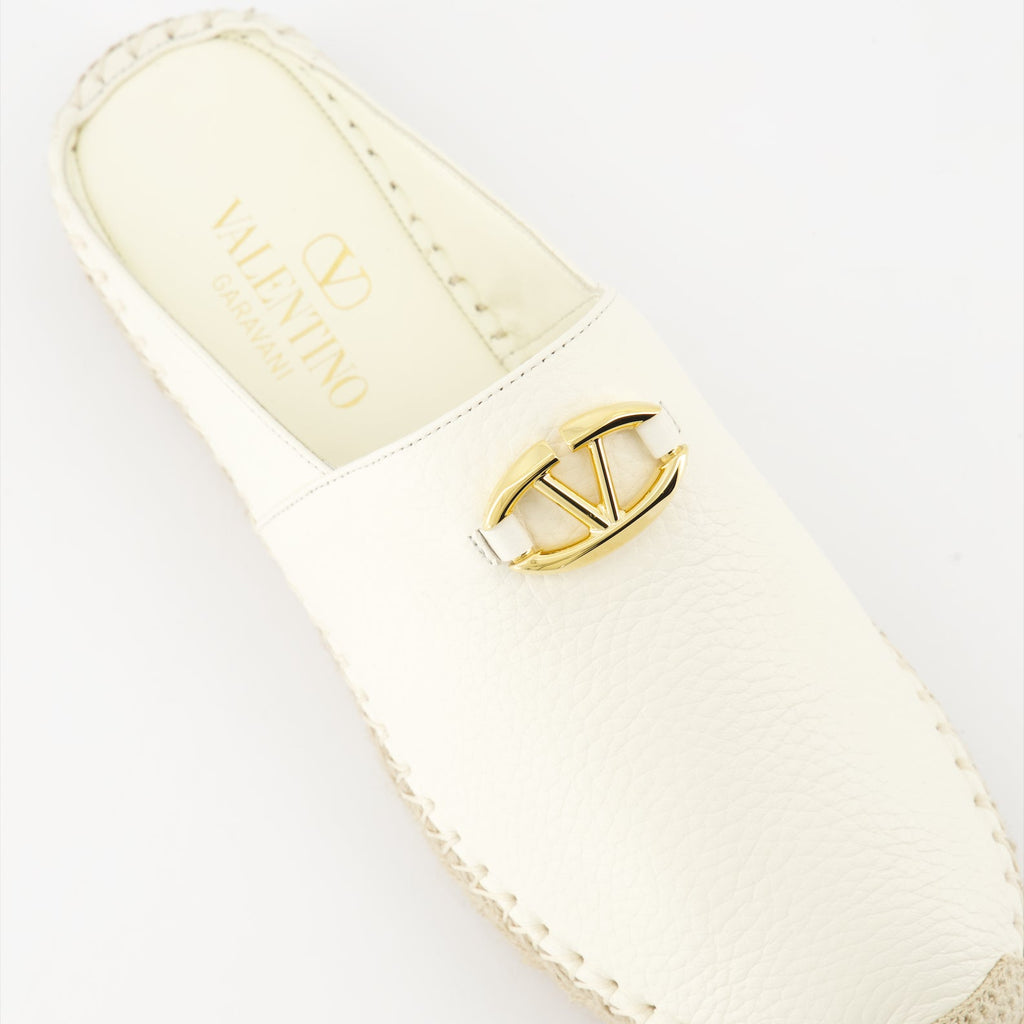Valentino Garavani, VLogo espadrilles, luxury mules, designer footwear, stylish espadrilles