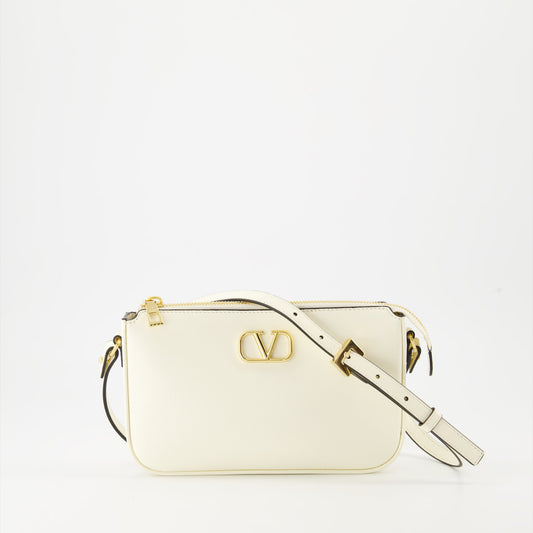 Valentino Garavani, leather crossbody bag, VLogo bag, luxury handbags, designer bags