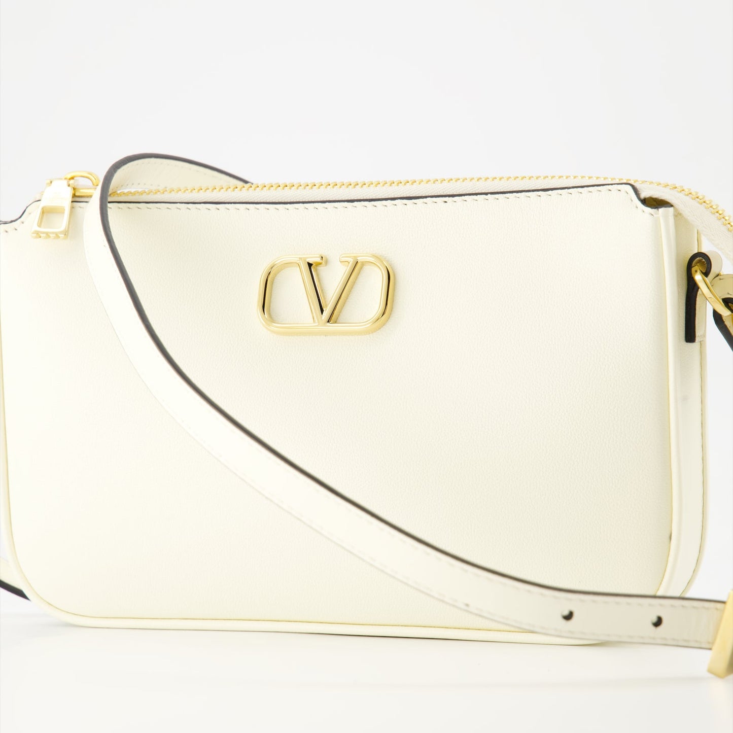 Valentino Garavani, leather crossbody bag, VLogo bag, luxury handbags, designer bags