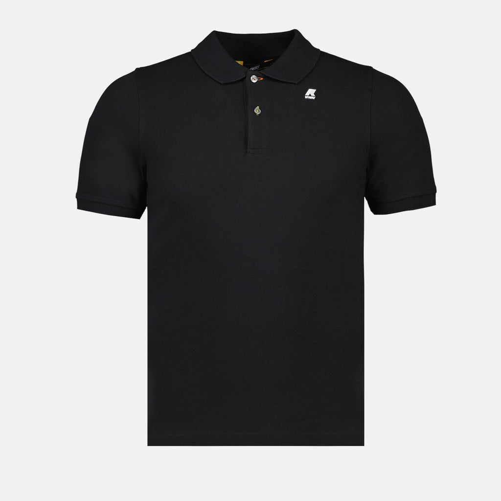 Image of Vinnie Noir Polo by K-Way for Men - Season Spring-Summer 2024 - Front View