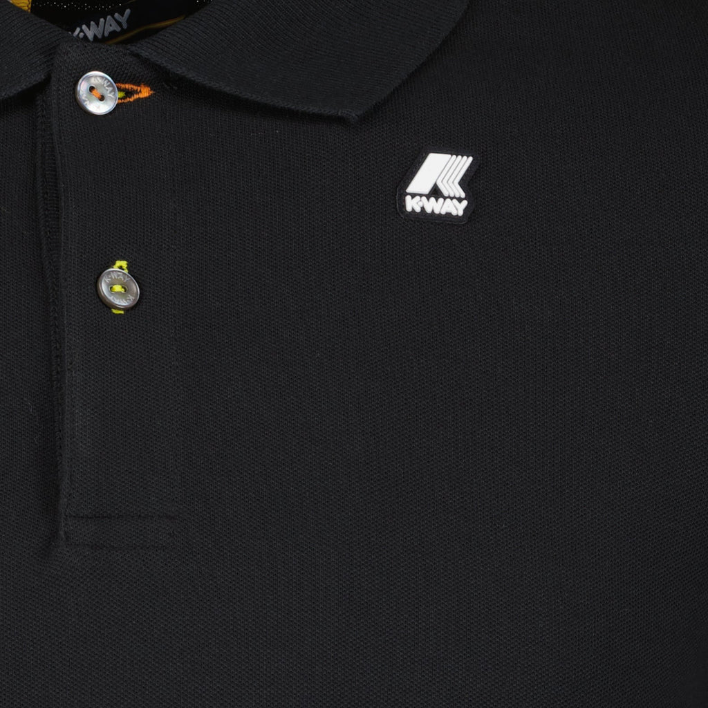 Image of Vinnie Noir Polo by K-Way for Men - Season Spring-Summer 2024 - Detail View 1