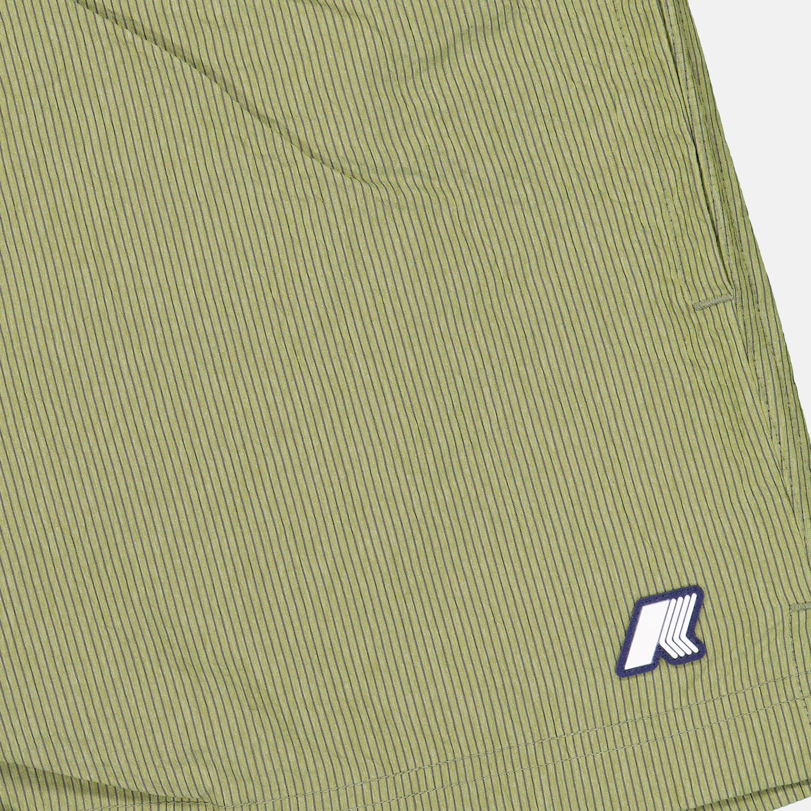 K-Way, swim shorts, luxury swimwear, green swim shorts, summer fashion