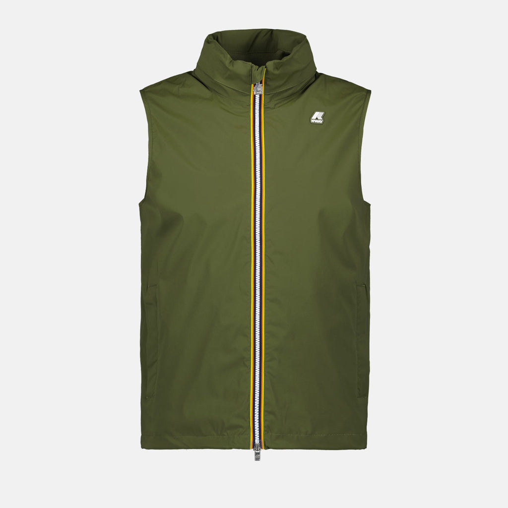 Image du gilet en nylon stretch Valen de K-Way pour hommes - Saison Printemps-Été 2024 - Vue de face