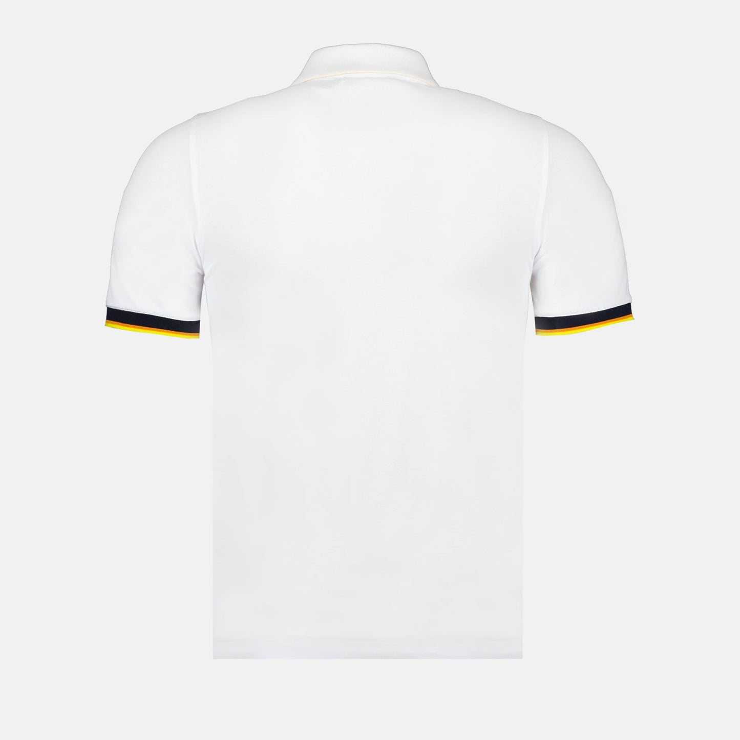 luxury polo shirt, white polo, K-Way clothing, premium cotton polo, fashion polo