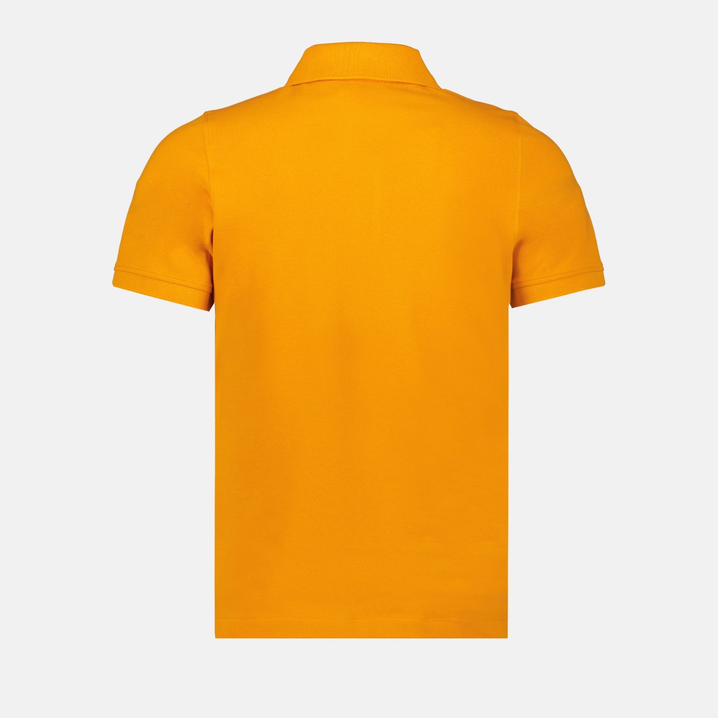 luxury polo, K-Way polo, men's fashion, orange polo shirt, high-end clothing