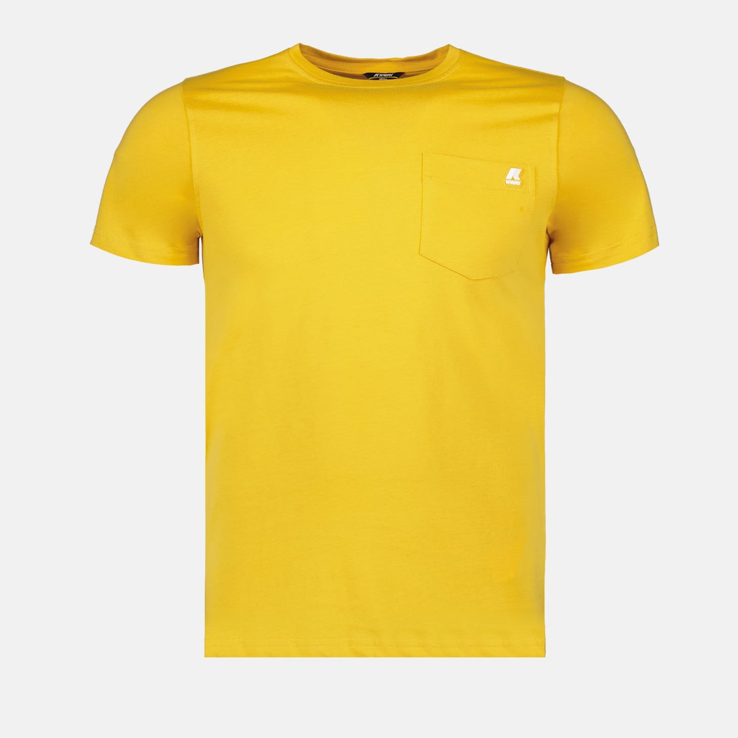 K-Way T-shirt, luxury fashion, yellow T-shirt, designer apparel, upscale clothing