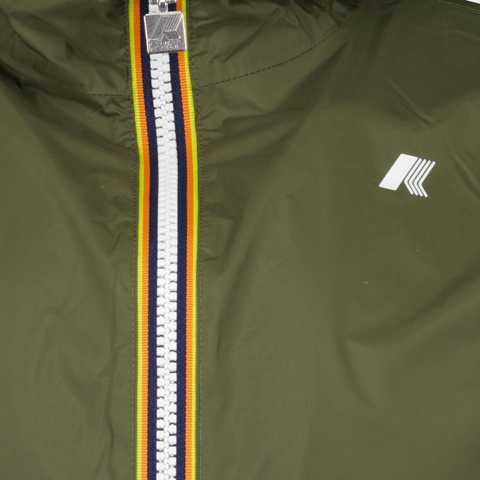 Reversible jacket, K-Way, Green jacket, Grey jacket, Eco-friendly jacket