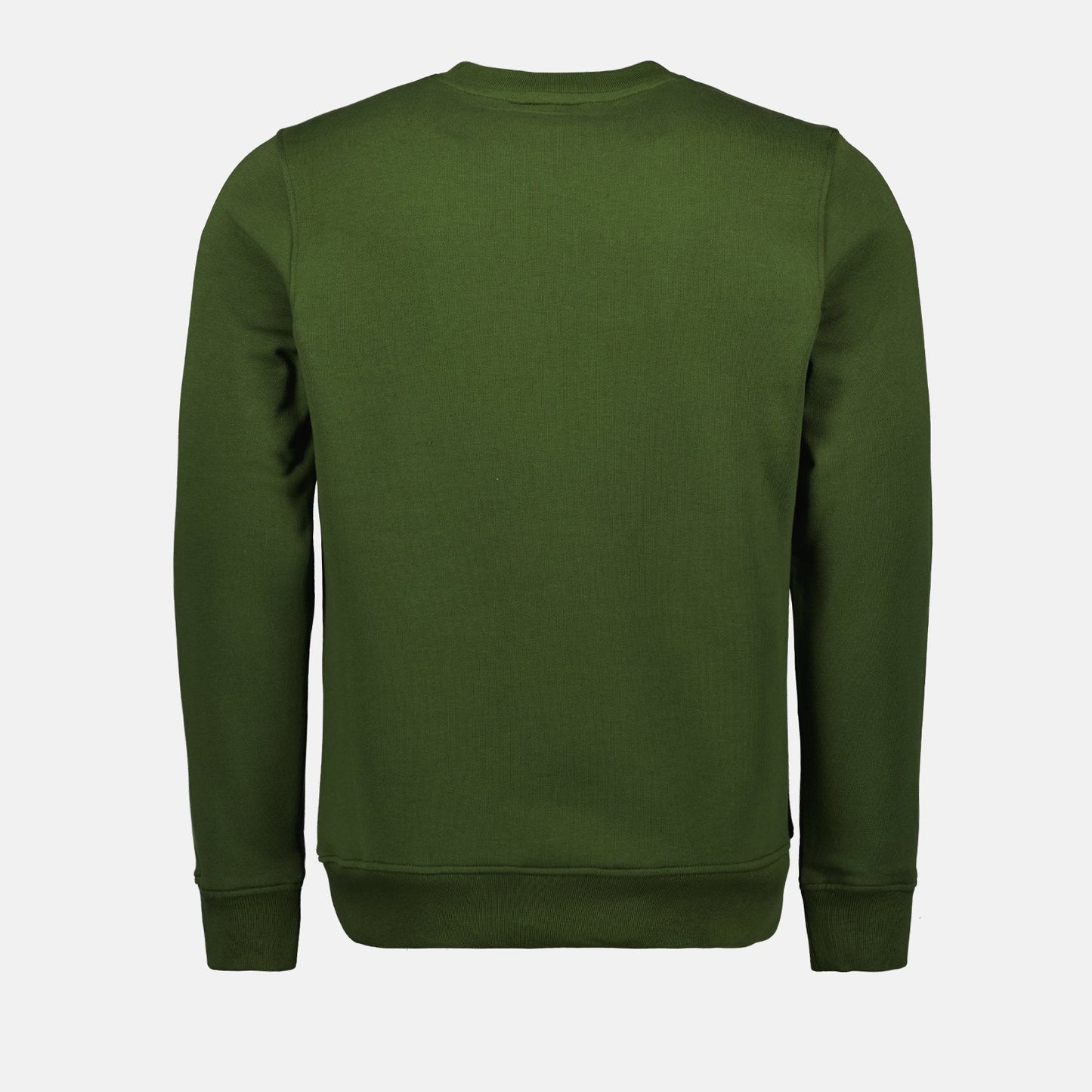 luxury sweatshirt, khaki green, K-Way, premium fashion, sophisticated style