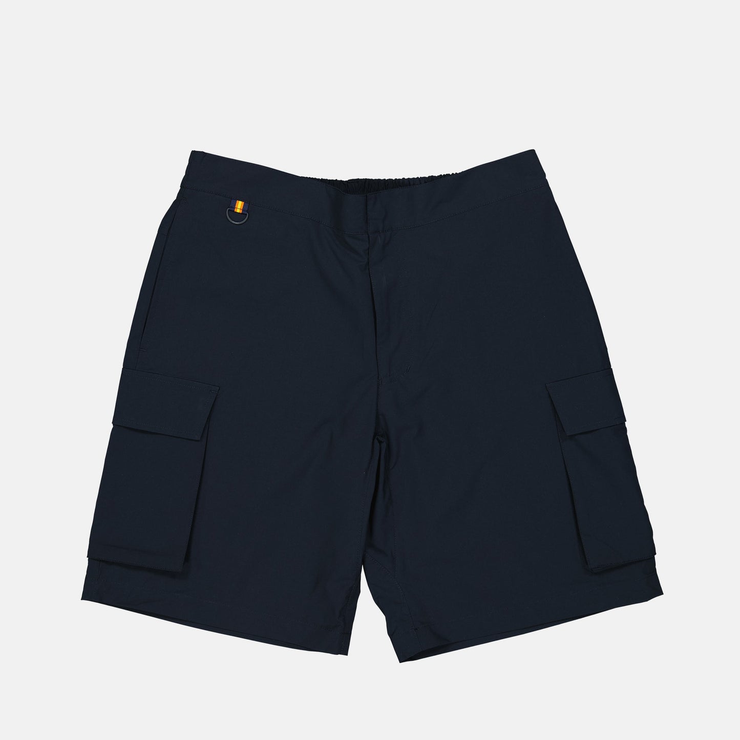 Bermuda shorts, technical fabric, navy blue shorts, K-Way Bermuda, luxury casual wear