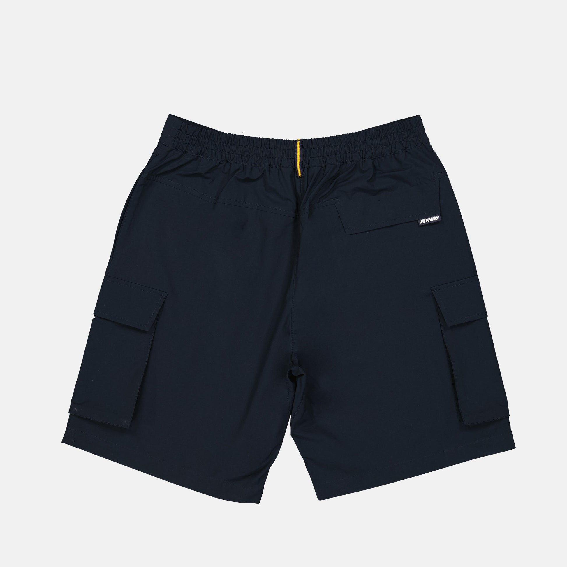 Bermuda shorts, technical fabric, navy blue shorts, K-Way Bermuda, luxury casual wear