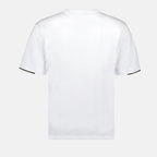 luxury t-shirt, K-Way, white-green t-shirt, designer tee, high-end fashion