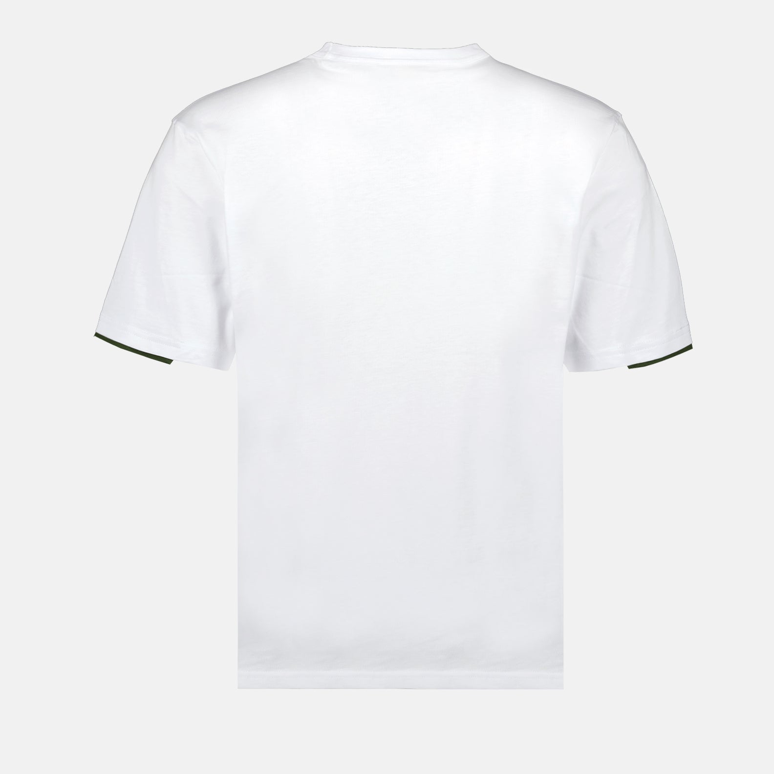 luxury t-shirt, K-Way, white-green t-shirt, designer tee, high-end fashion
