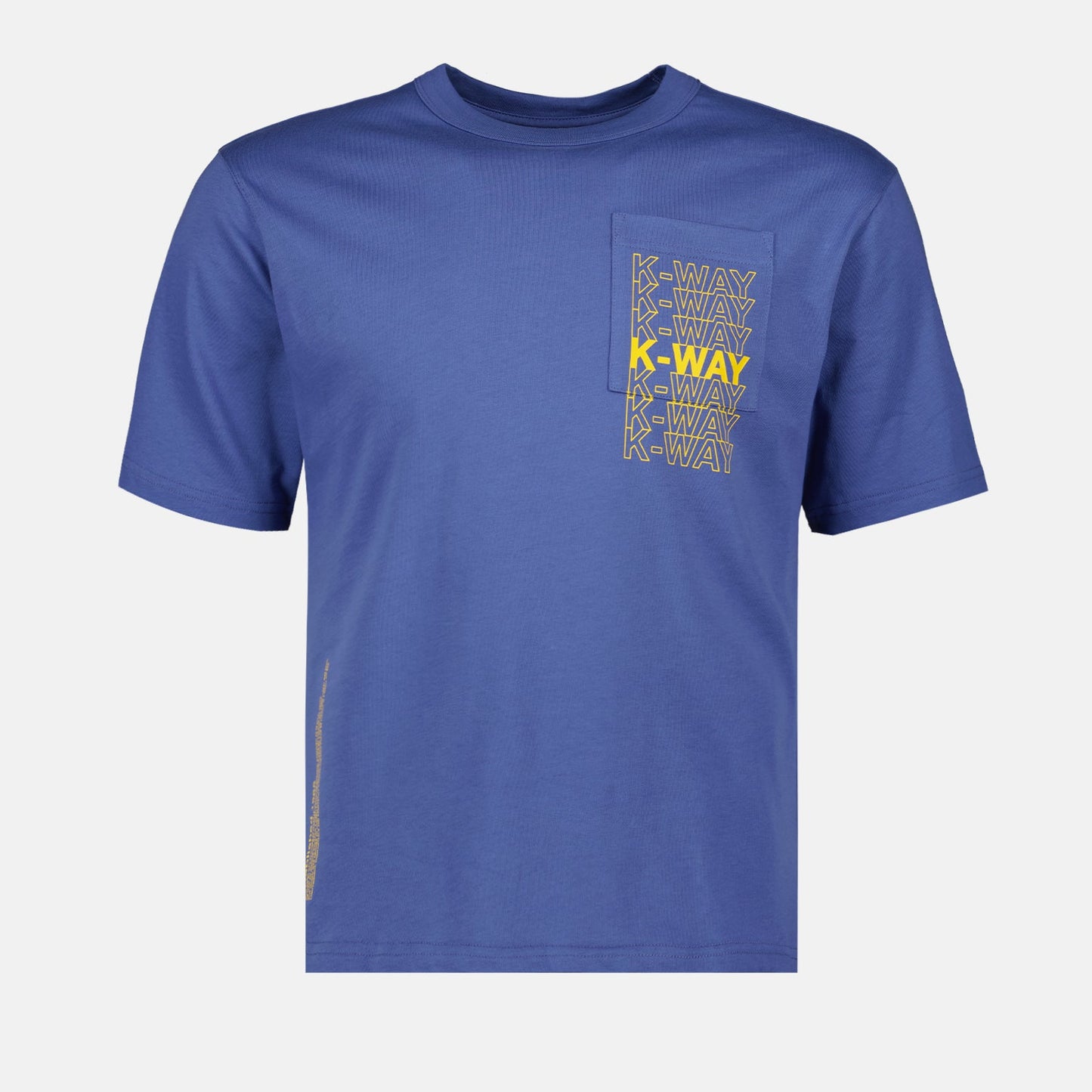 luxury T-shirt, K-Way, dark blue T-shirt, casual luxury wear, designer tees