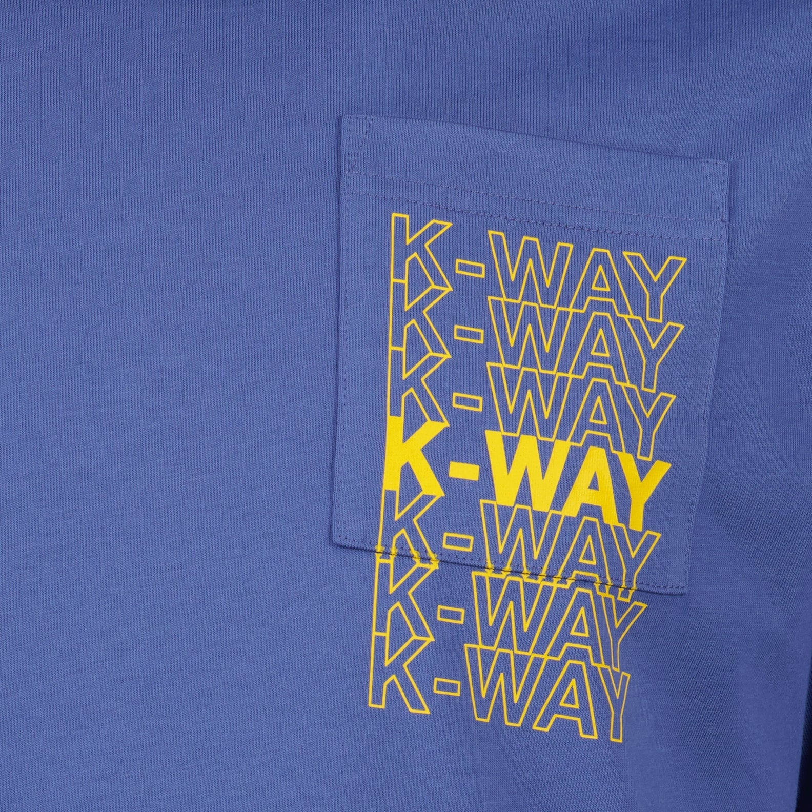 luxury T-shirt, K-Way, dark blue T-shirt, casual luxury wear, designer tees