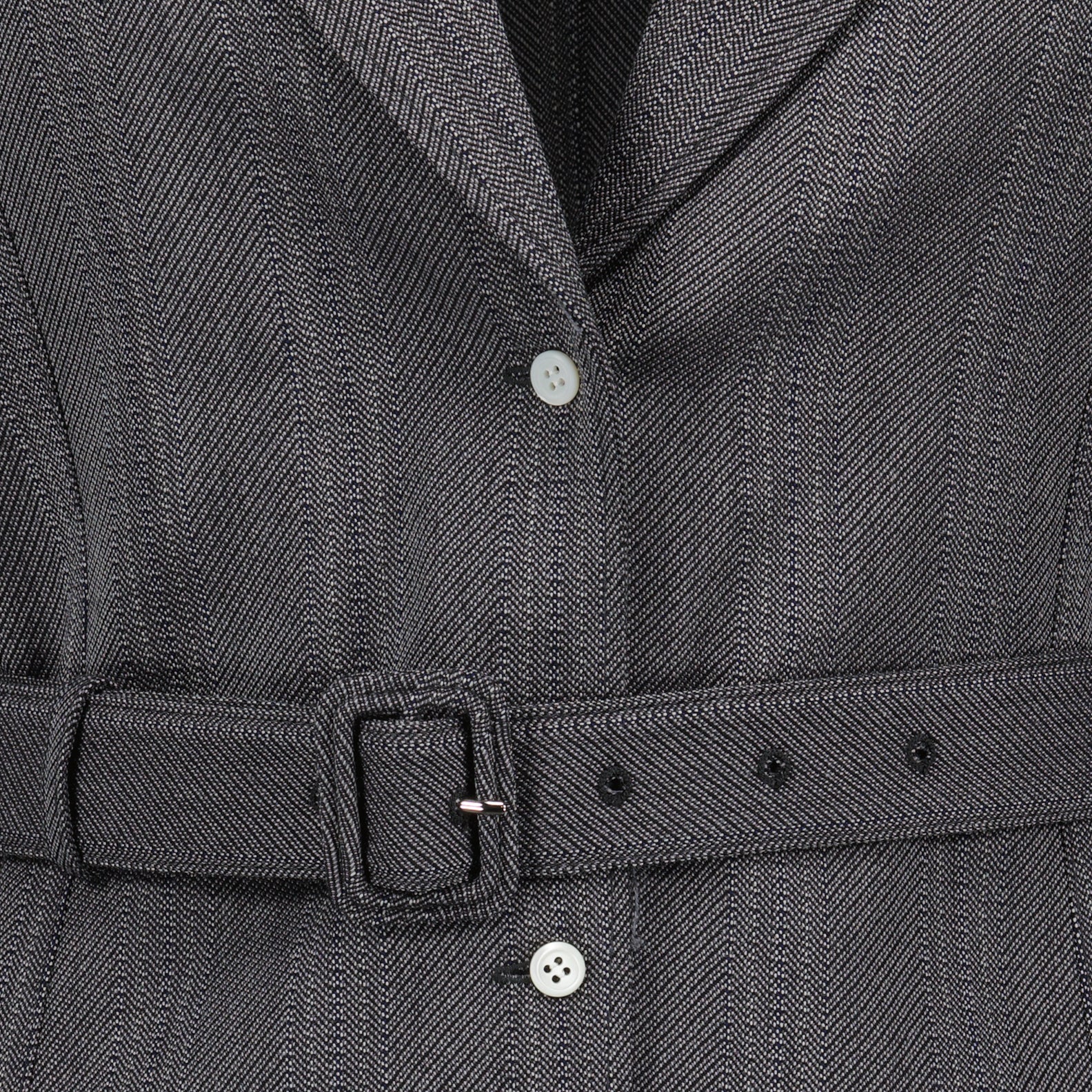 Striped Sleeveless Gray Gilet