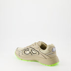 Dior sneakers, beige microfiber shoes, luxury footwear, B30 sneakers, high-end fashion