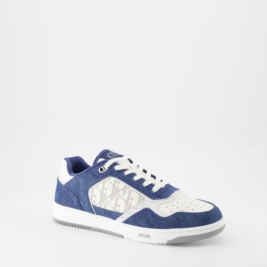 Dior sneakers, luxury sneakers, denim and leather shoes, B27 collection, high-end footwear