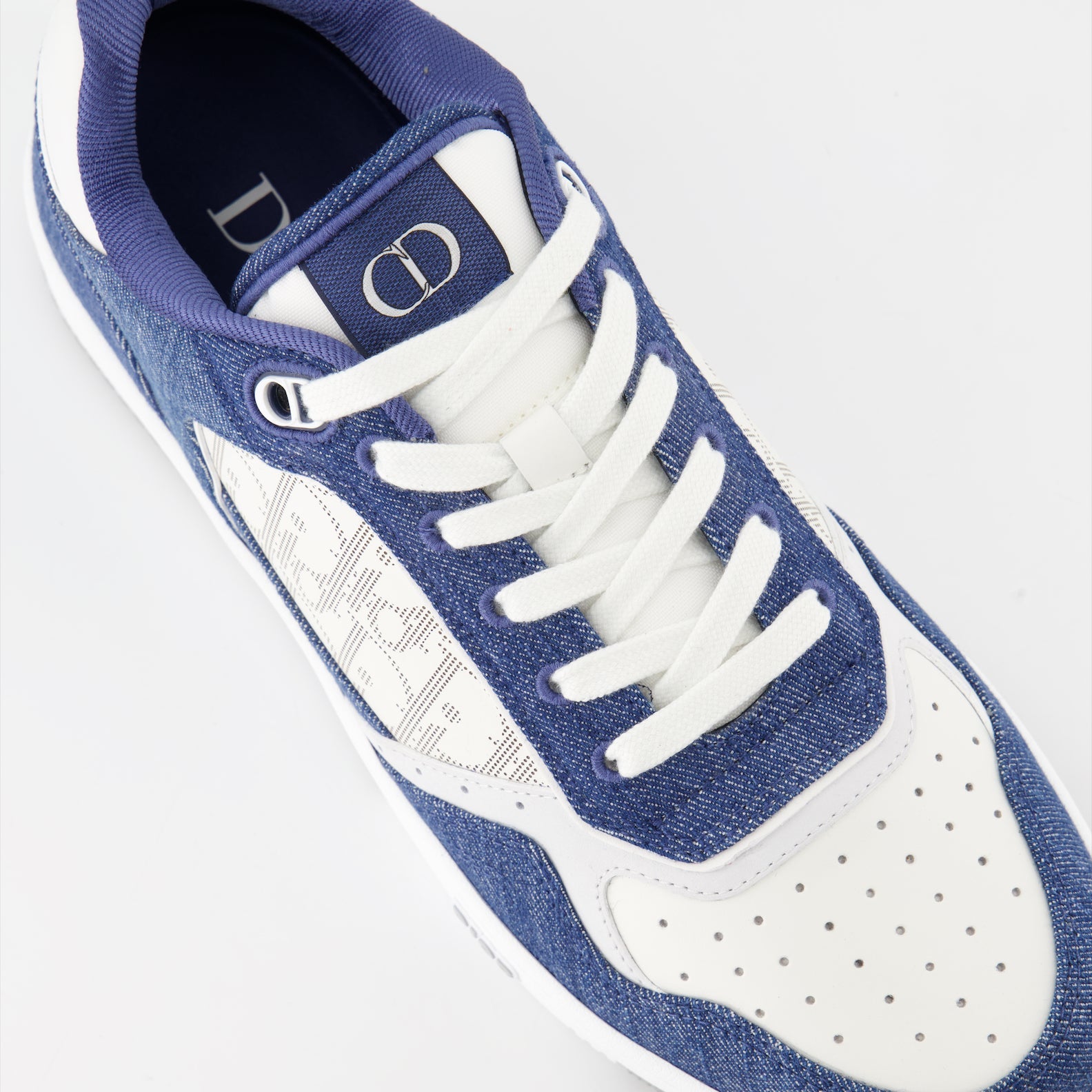 Dior sneakers, luxury sneakers, denim and leather shoes, B27 collection, high-end footwear