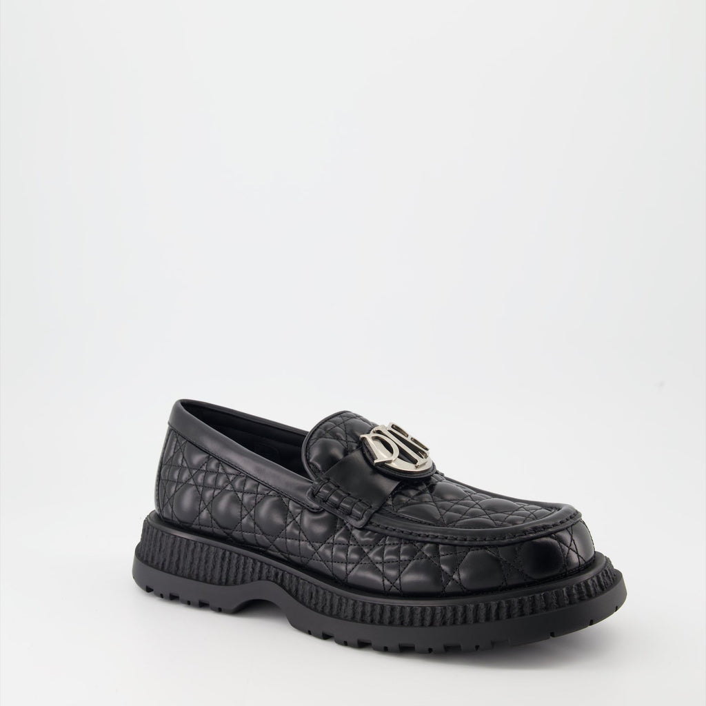 Dior Leather Moccasins, Luxury Footwear, High-End Shoes, Quality Leather Moccasins, Elegant Men's Moccasins
