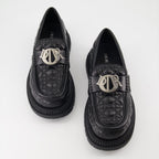 Dior Leather Moccasins, Luxury Footwear, High-End Shoes, Quality Leather Moccasins, Elegant Men's Moccasins