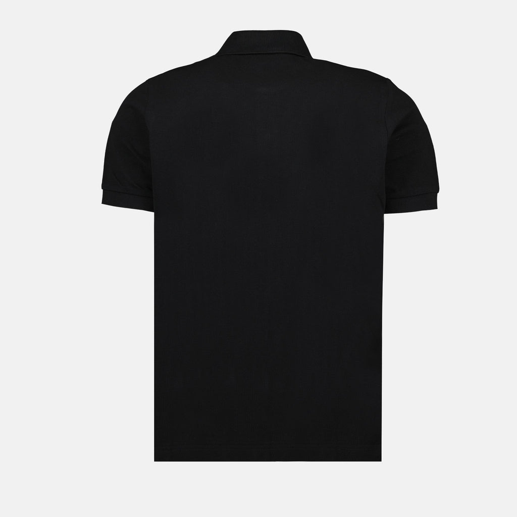 Dior polo shirt, black cotton polo, luxury men's wear, premium cotton clothing, elegant men's fashion