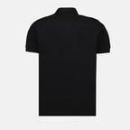 Dior polo shirt, black cotton polo, luxury men's wear, premium cotton clothing, elegant men's fashion