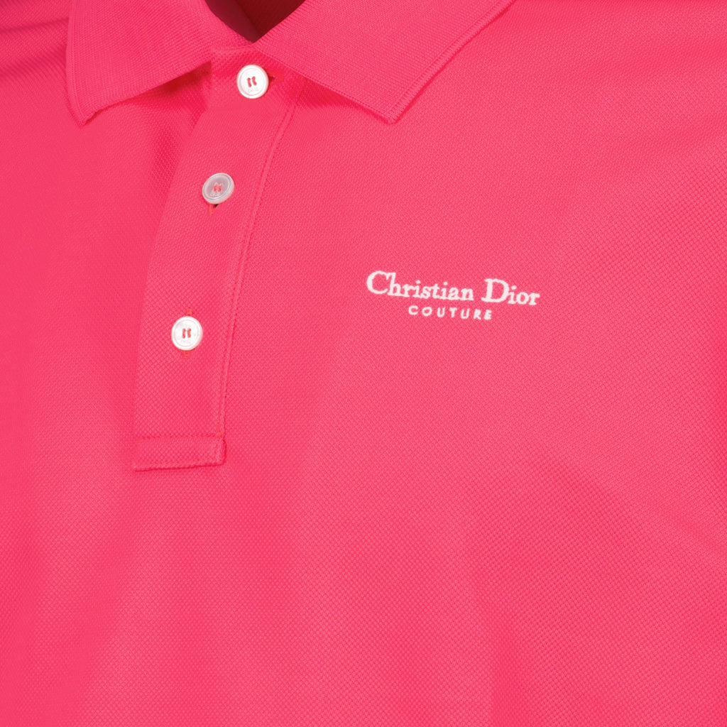 Pink Polo, Dior Couture, Luxury Menswear, Designer Polo, Sophisticated Style