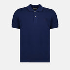 Dior Polo, Blue Cotton Piqué, Men's Fashion, Stylish Polo, Elegant Shirt