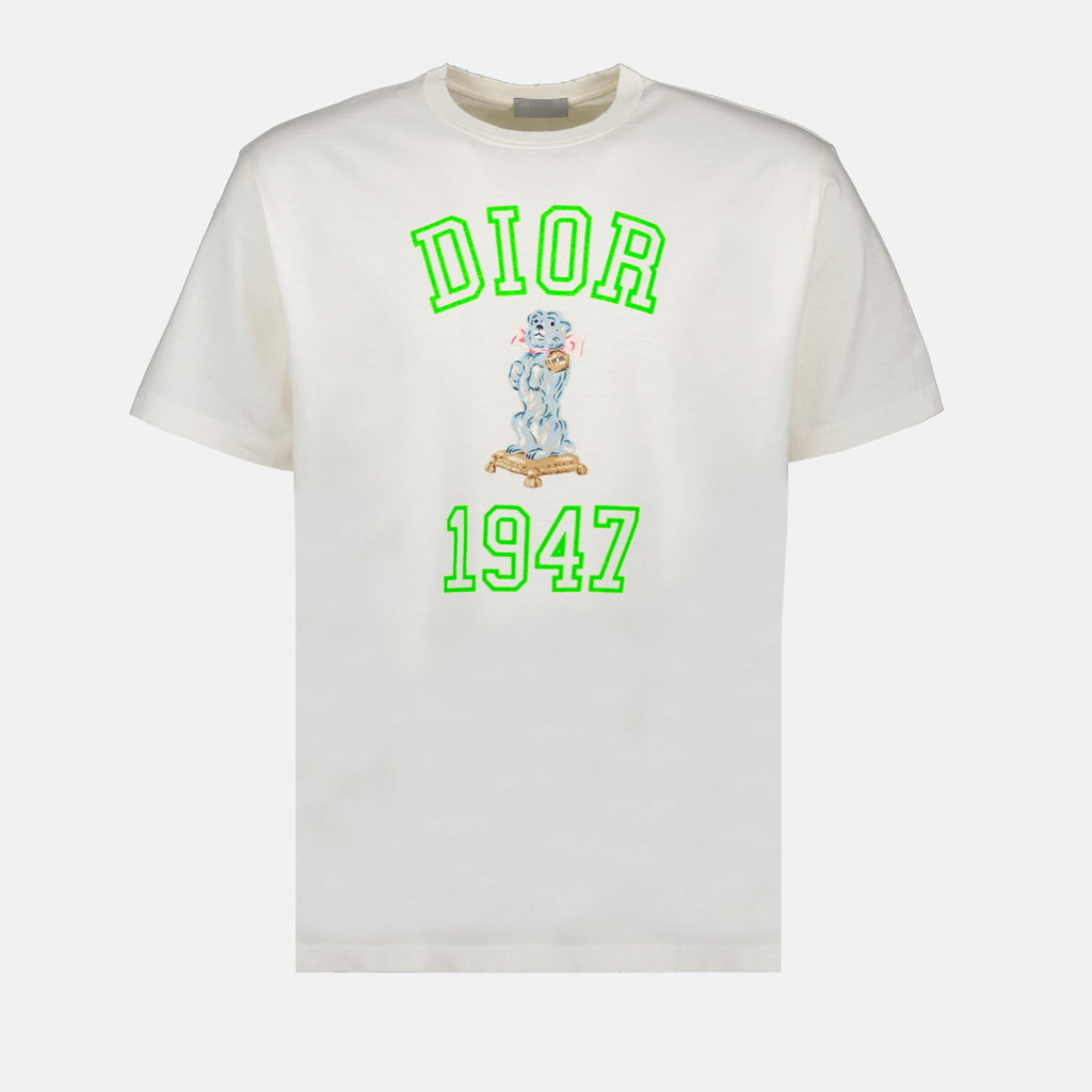 luxury t-shirt, beige t-shirt, Bobby Dior t-shirt, designer menswear, high-end fashion