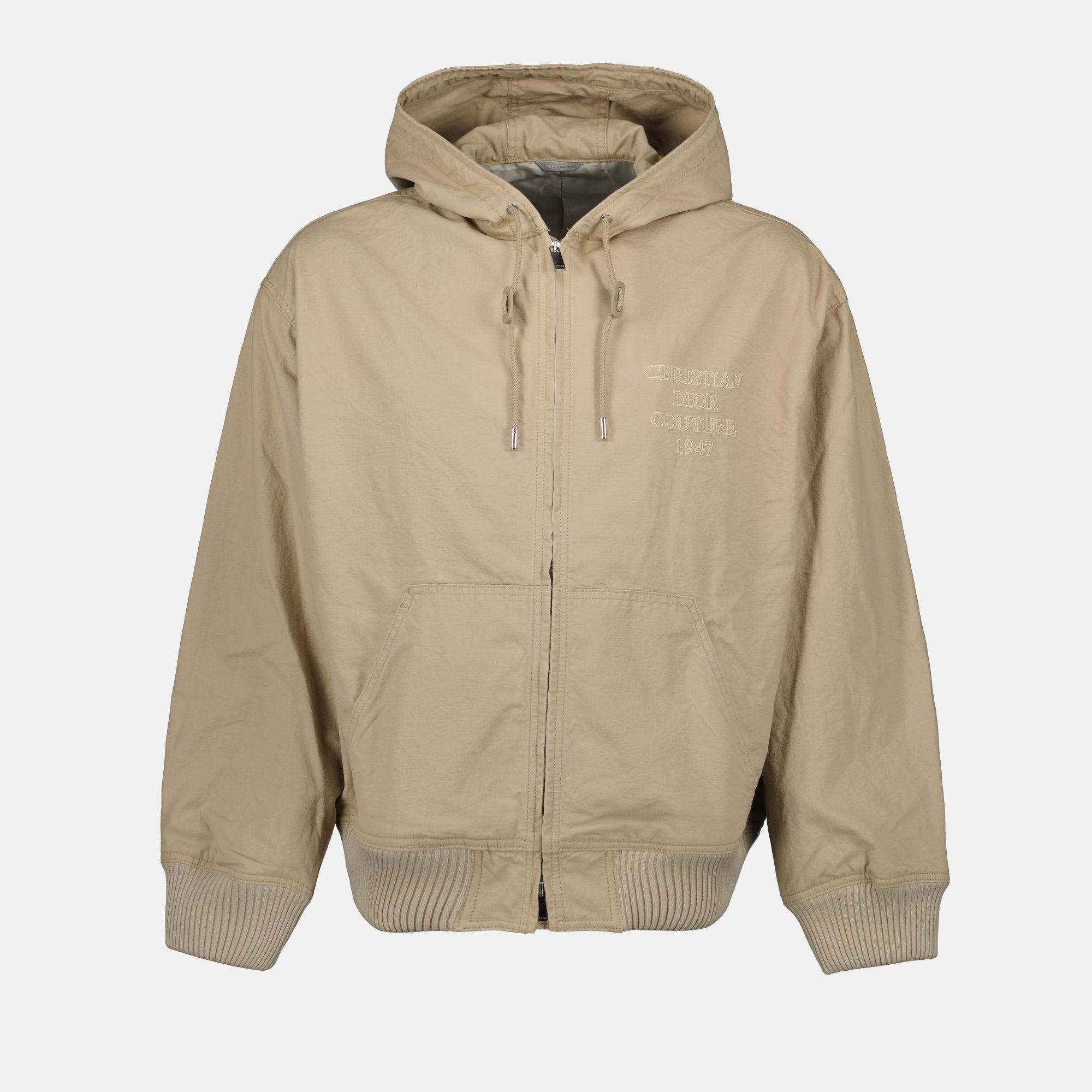 Image de la veste bomber de couture 1947 par Dior pour hommes - Saison Printemps-Été 2024 - Vue de face