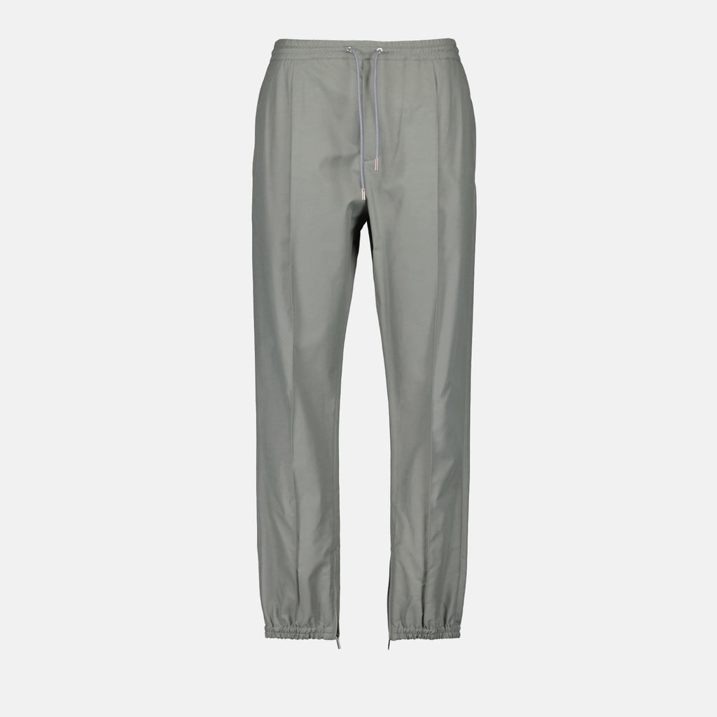 Dior casual trousers, grey trousers, luxury men’s wear, high-end fashion, Dior clothing