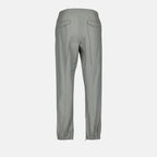 Dior casual trousers, grey trousers, luxury men’s wear, high-end fashion, Dior clothing