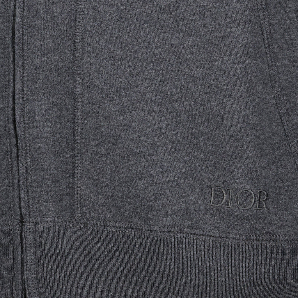 Dior cashmere jacket, grey jogging jacket, luxury menswear, premium casual wear, stylish cashmere jacket