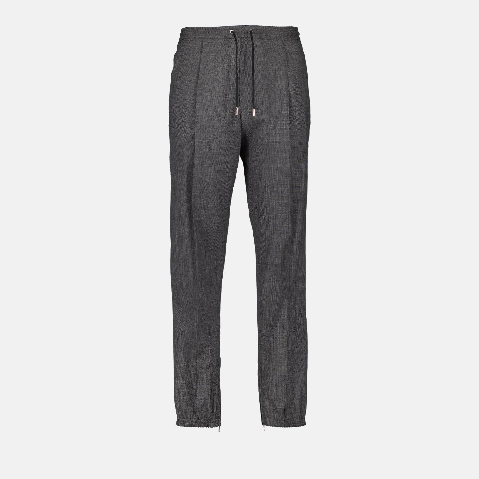 Dior, Grey Jogging Pants, Luxury Wool Pants, Casual Elegance, High-End Fashion