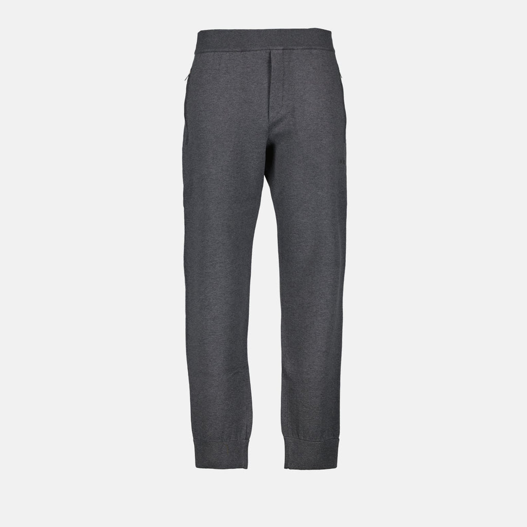 Grey cashmere joggers, Dior pants, luxury loungewear, high-end joggers, premium men's joggers