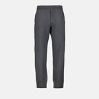 Grey cashmere joggers, Dior pants, luxury loungewear, high-end joggers, premium men's joggers