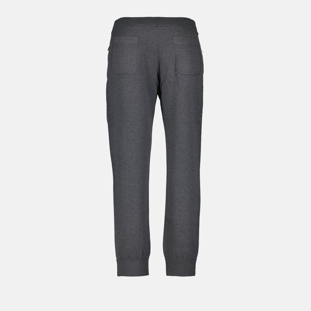 Grey cashmere joggers, Dior pants, luxury loungewear, high-end joggers, premium men's joggers