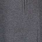 Grey cashmere joggers, Dior pants, luxury loungewear, high-end joggers, premium men's joggers