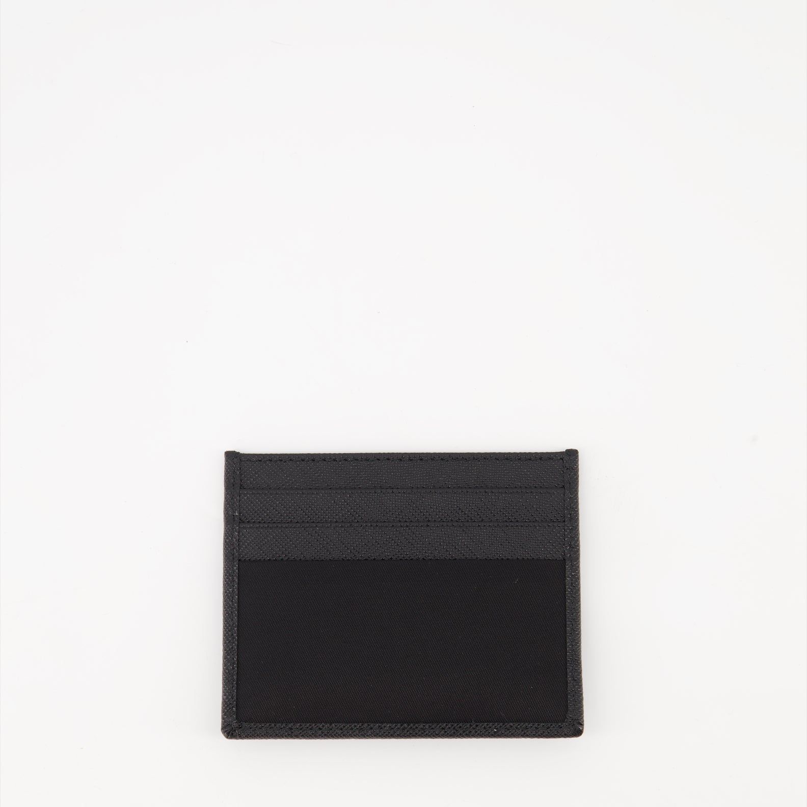 card holder, Saffiano leather, Re-Nylon, black card holder, accessories