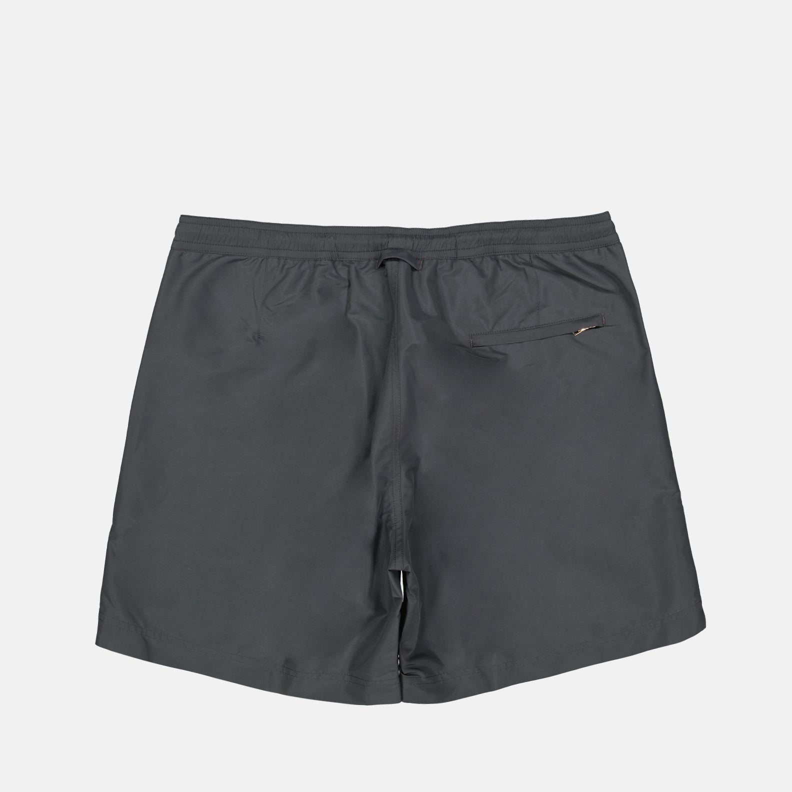 luxury swimwear, grey swim shorts, Orlebar Brown, Bulldog shorts, designer swim shorts