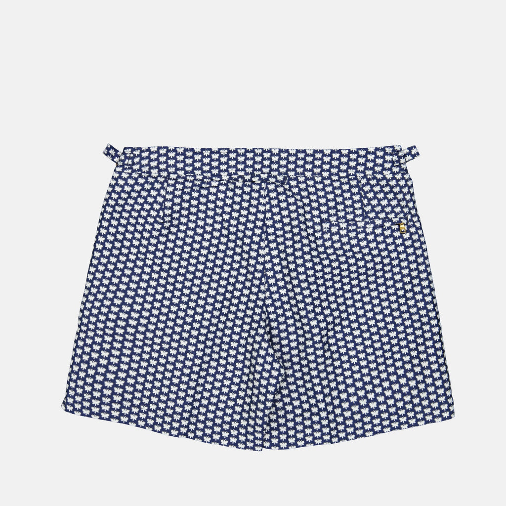 Orlebar Brown, luxury swimwear, tailored swim shorts, butterfly print swimwear, high-end swim shorts