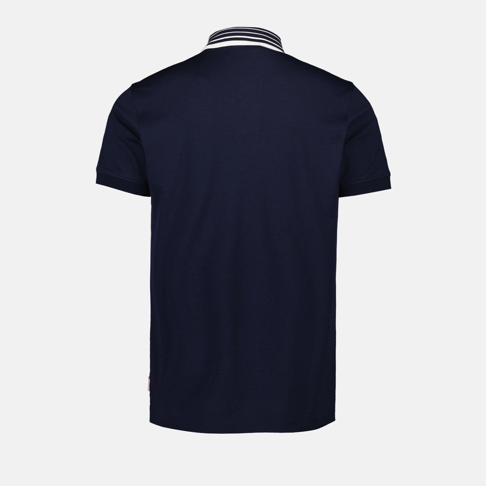 Orlebar Brown, Polo Dominic, Midnight Blue Polo, Luxury Menswear, Premium Cotton Polo